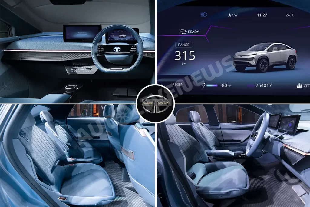 Tata Curvv EV interior design