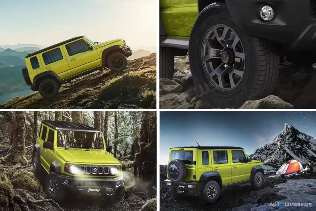 Maruti suzuki Jimny Car Exterior Features images