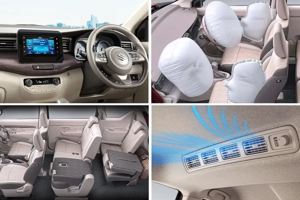 Maruti Suzuki Ertiga S-CNG Car Interior design