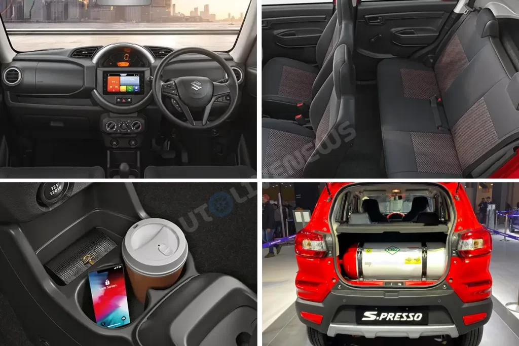 Maruti Suzuki S-Presso S-CNG car Interior design image