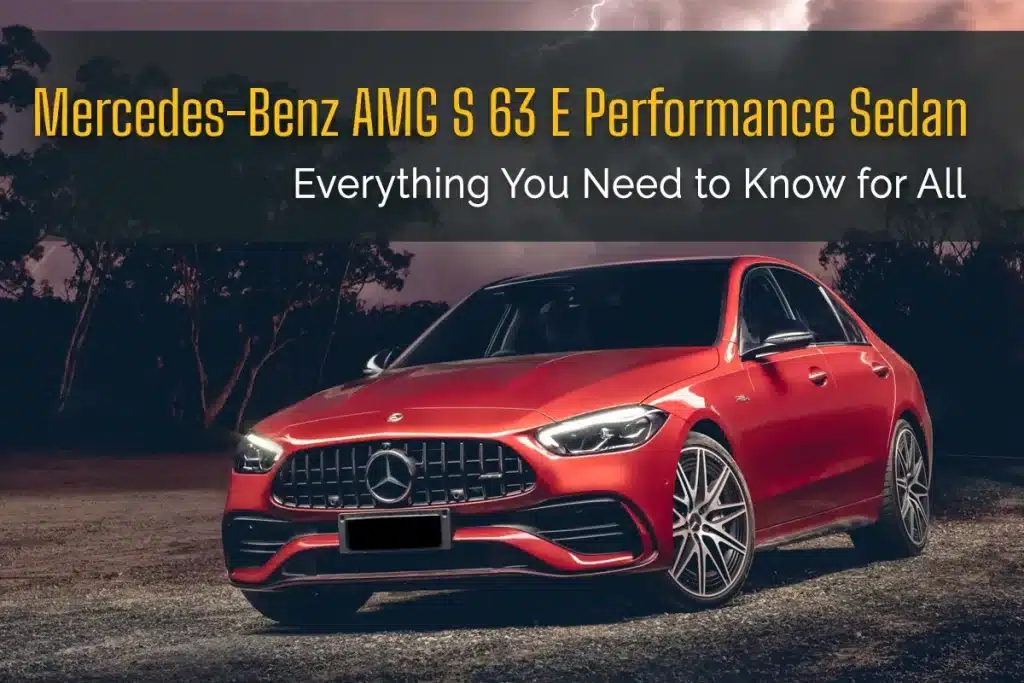 Mercedes-Benz AMG S 63 E Performance Sedan Car Image