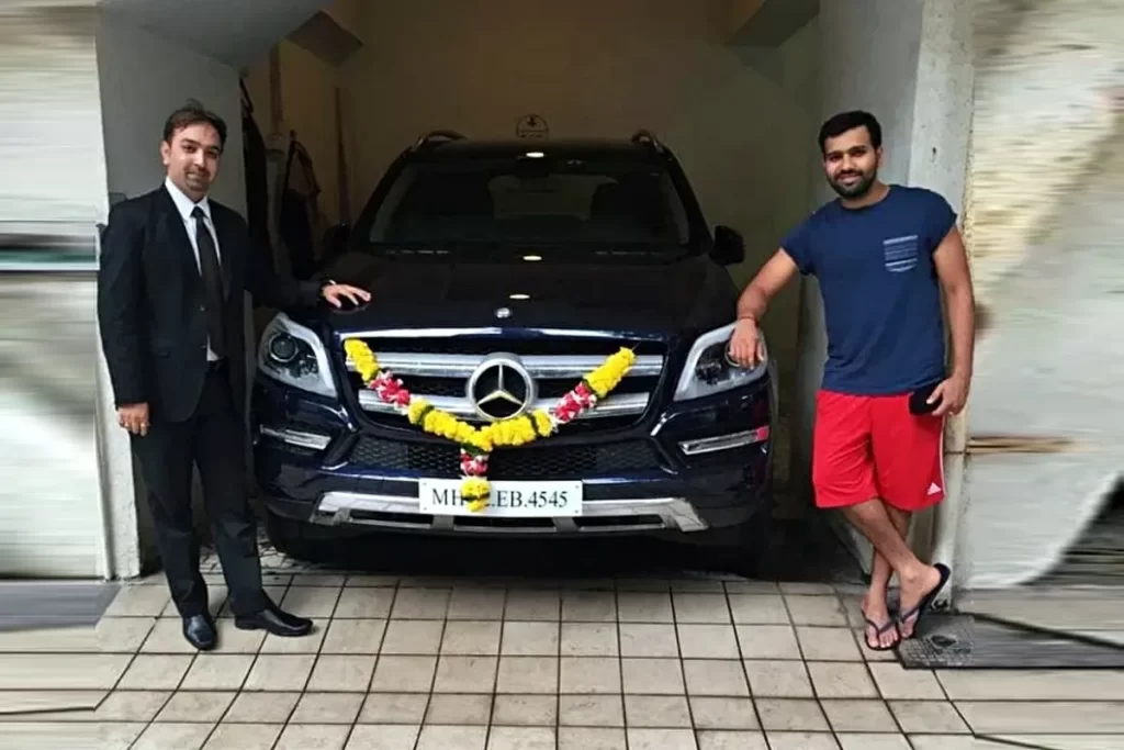 Mercedes Benz GLS 400d Rohit Sharma