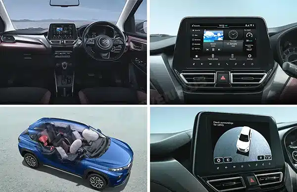 Maruti Suzuki Fronx Car Interior Design