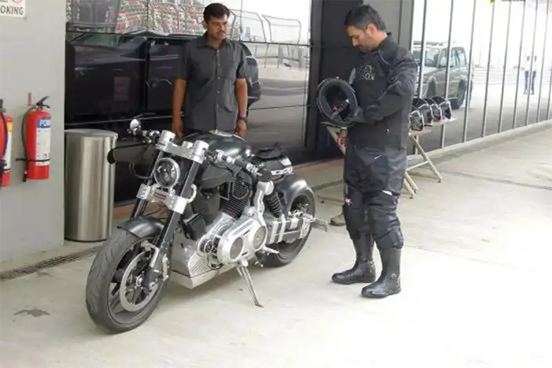 A Closer Look At MS Dhoni s Two Wheeled Obsession