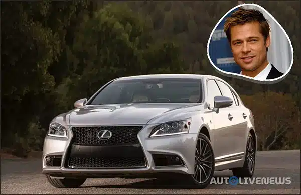 Brad Pitts Lexus LS 460 F Sport car