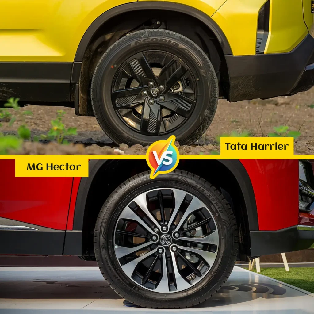 MG Hector vs Tata Harrier Dimensions