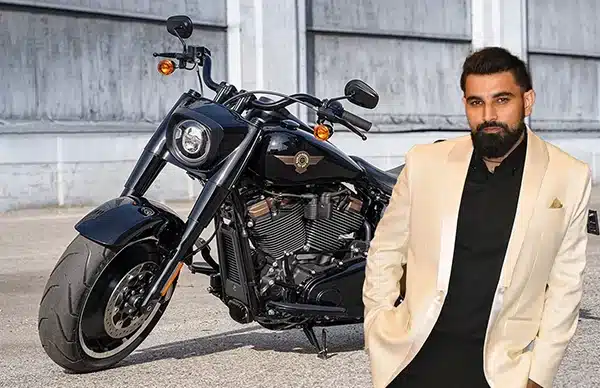 Mohammed Shami Harley Davidson Fat Boy 1