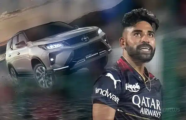 Mohammed Siraj Toyota Fortuner 1