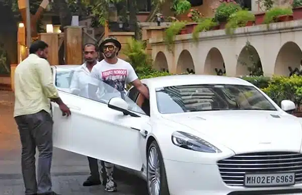 Ranveer Singh Aston Martin Rapide S