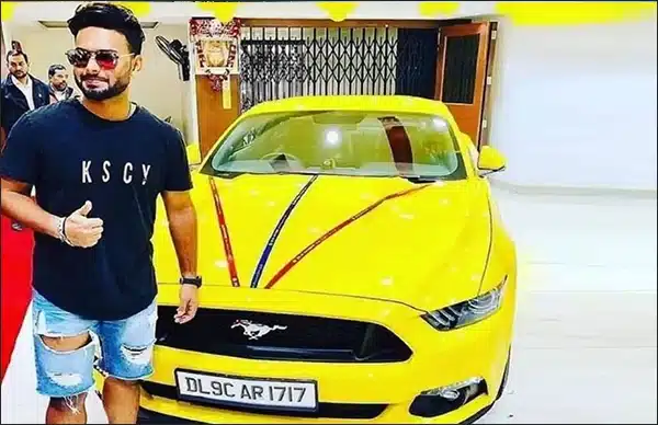 Rishabh Pant Ford Mustang GT