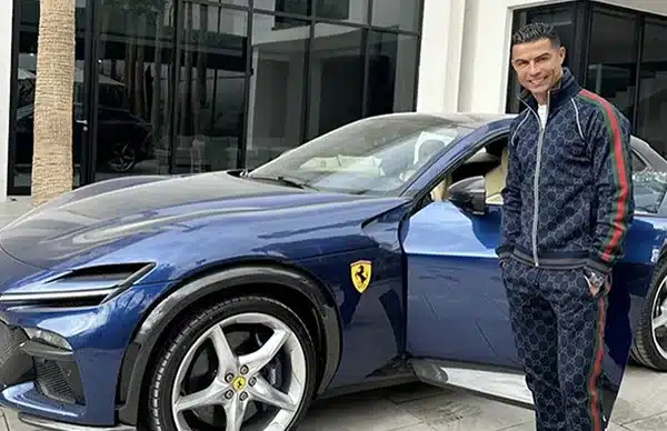 Ronaldos-Ferrari Purosangue car