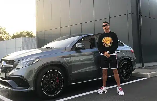 Ronaldos-Mercedes-Benz GLE63s AMG car