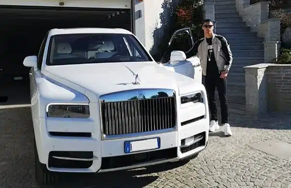 Ronaldos-Rolls Royce Cullinan car