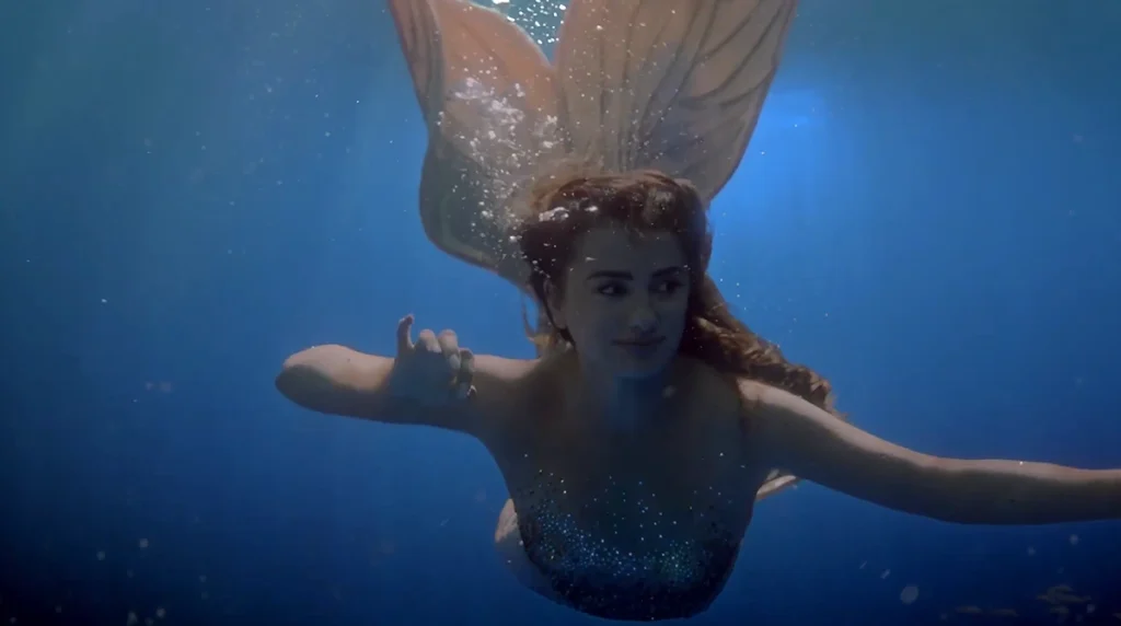 Penelope Cruz mermaid ad for Costa Cruises' international campaign