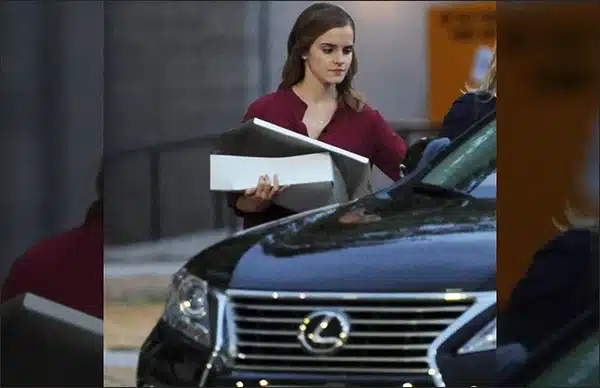 Emma Watson Lexus RX car