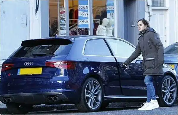 Emma Watson Audi S3 Sportsback car