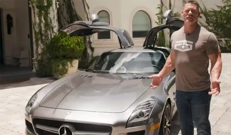 John Cena Mercedes-AMG SLS