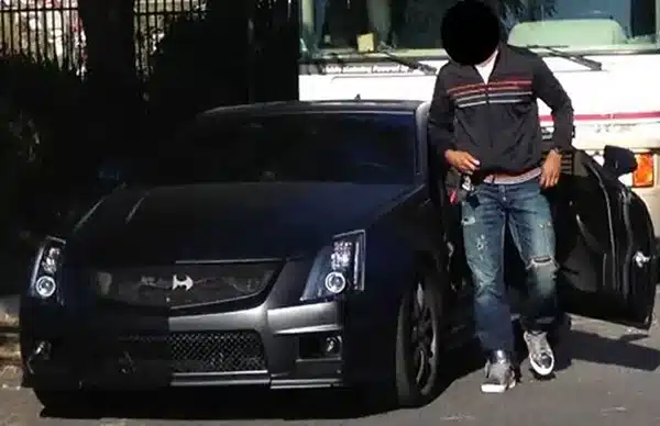 Justin Bieber's Cadillac CTS-V car