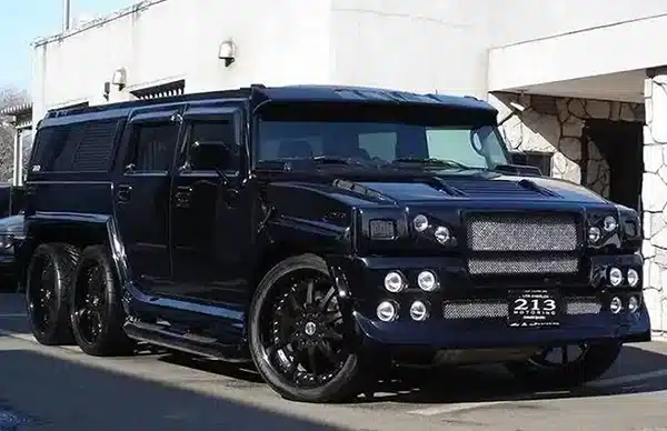 Justin Bieber Hummer H2