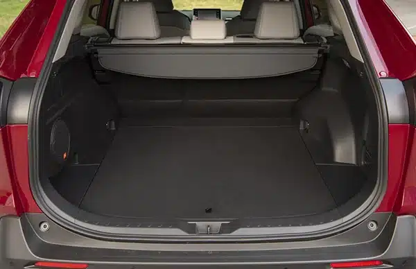 Spacious cargo space in 2021 Toyota RAV4 Hybrid XLE