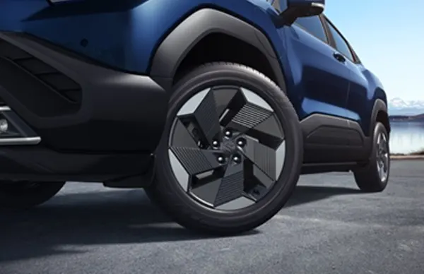 Maruti e Vitara Exterior: Aerodynamic Alloy Wheels