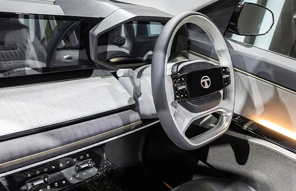 The Electric Tata Sierra Interiors in pics