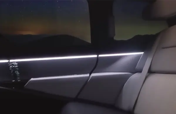 Tata Sierra EV: C-Pillar-mounted interior ambient lights